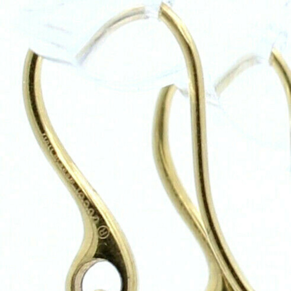 GUCCI 18K YELLOW GOLD PRASIOLITE HORSEBIT EARRINGS - Picture 4 of 5